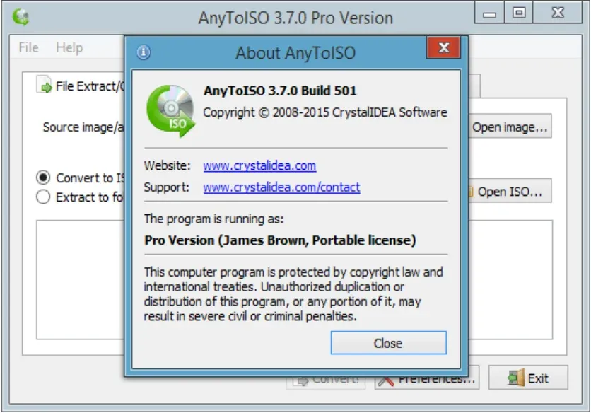 anytoiso professional