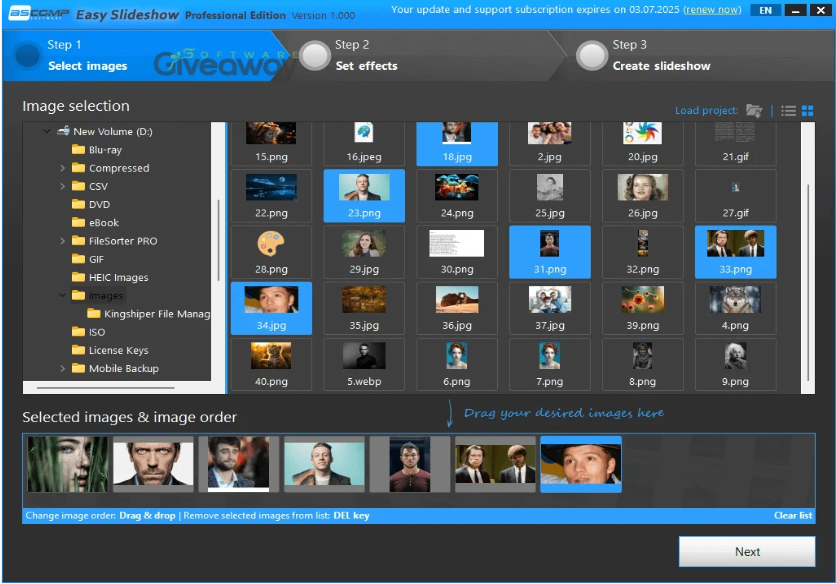 ASCOMP Easy Slideshow Professional Free Download For PC