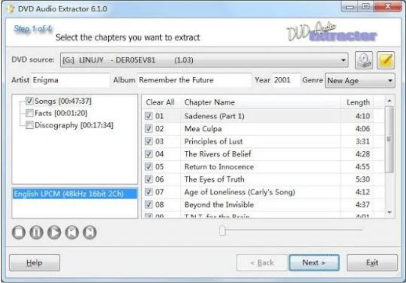 DVD Audio Extractor Free Download