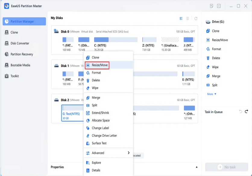EaseUS Partition Master Free Download For PC