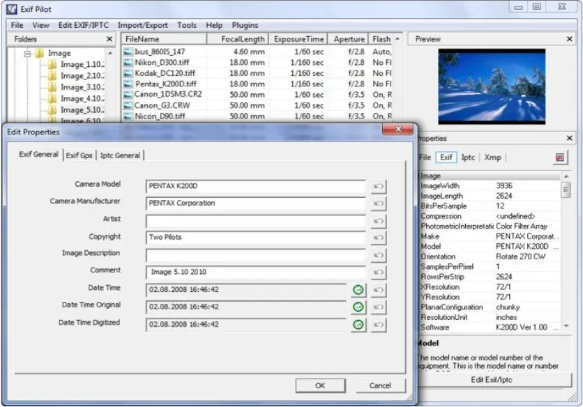 exif pilot For PC