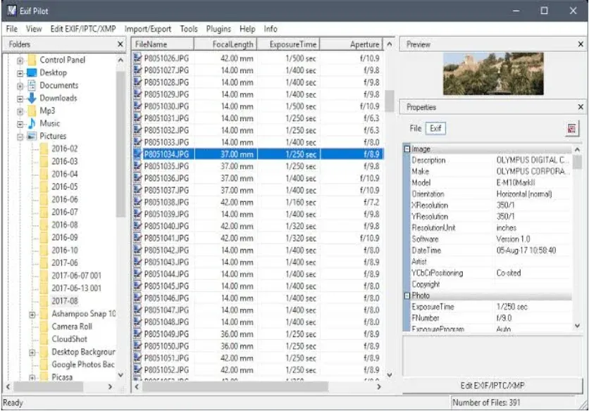 exif pilot Free Download