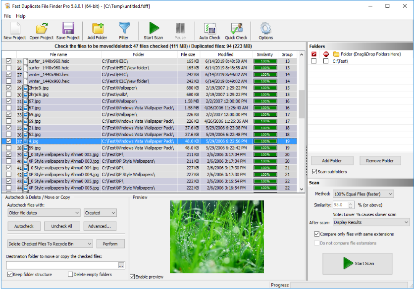 Fast Duplicate File Finder Pro Free Download