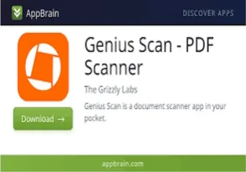 genius scan - pdf scanner Free Download For PC