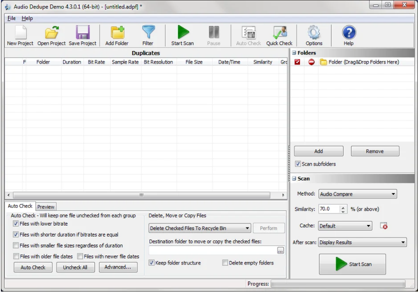 MindGems Audio Dedupe Professional Free Download For PC