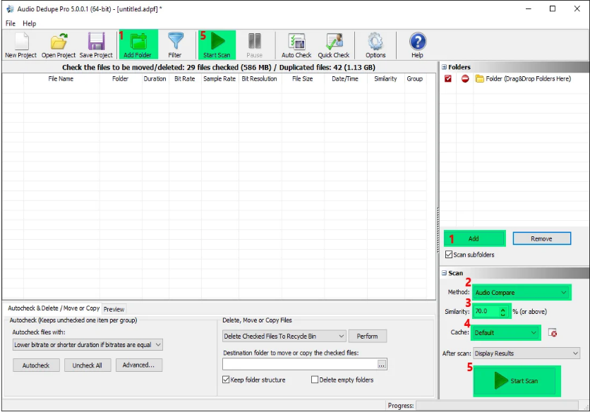 MindGems Audio Dedupe Professional Free Download