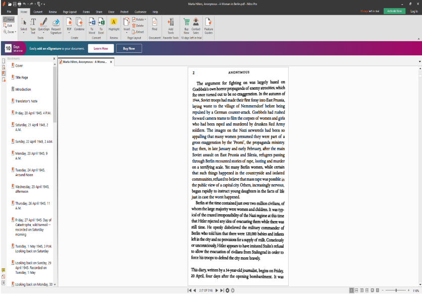 Nitro PDF Pro Free Download For PC