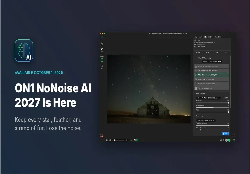 ON1 NoNoise AI 2027 Free Download