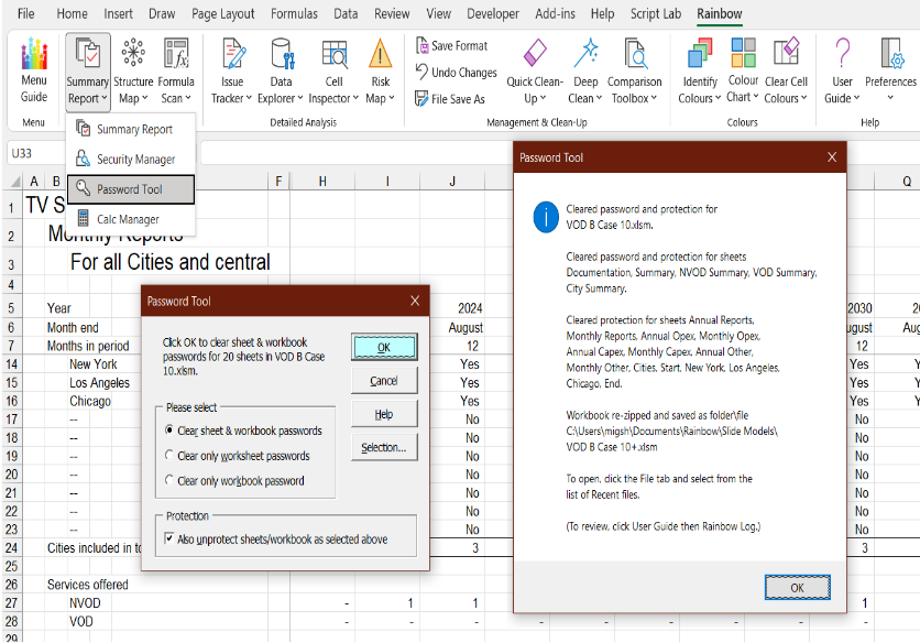 Rainbow Analyst add-in Professional Free Download For PC