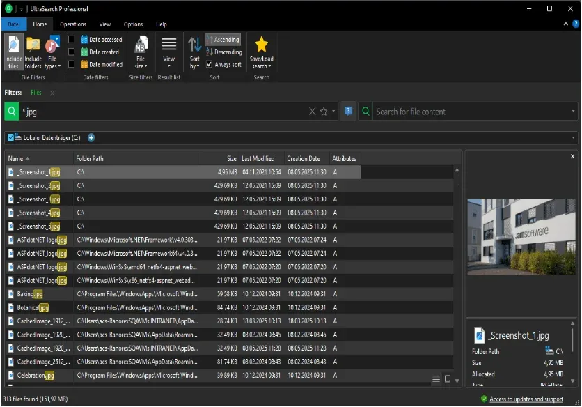 UltraSearch Professional Free Donload