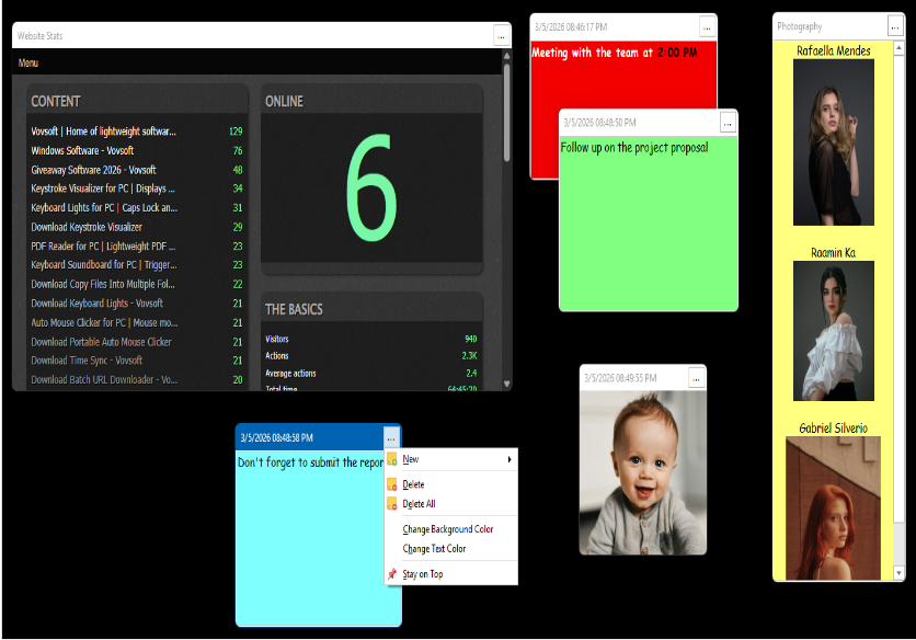 VovSoft Sticky Notes Free Download