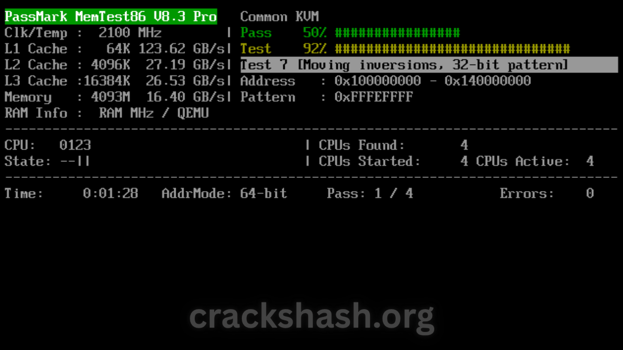 PassMark MemTest86 Pro Full Version