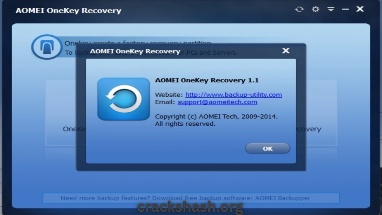 AOMEI OneKey Recovery Pro Full Version