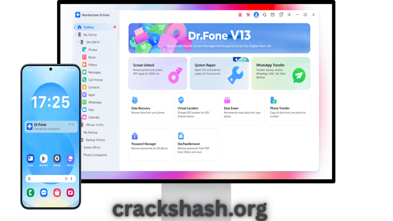 Dr.Fone toolkit for iOS and Android Full Version