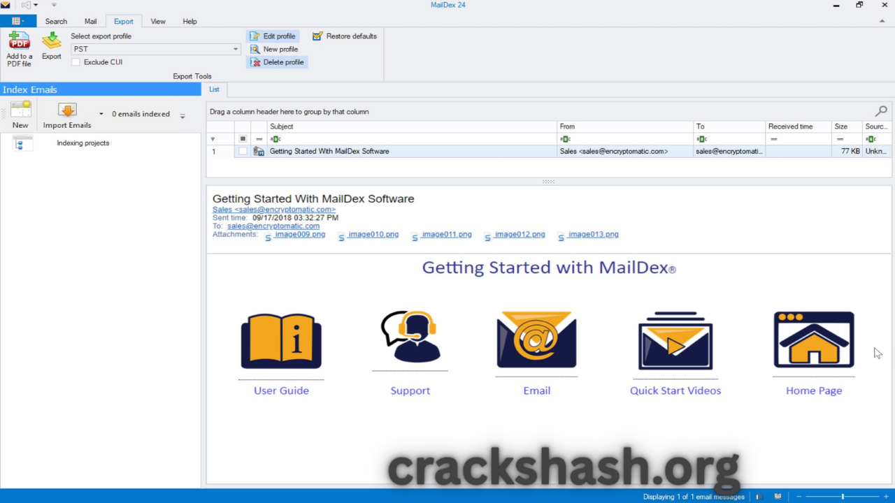 Encryptomatic MailDex Free Full Version