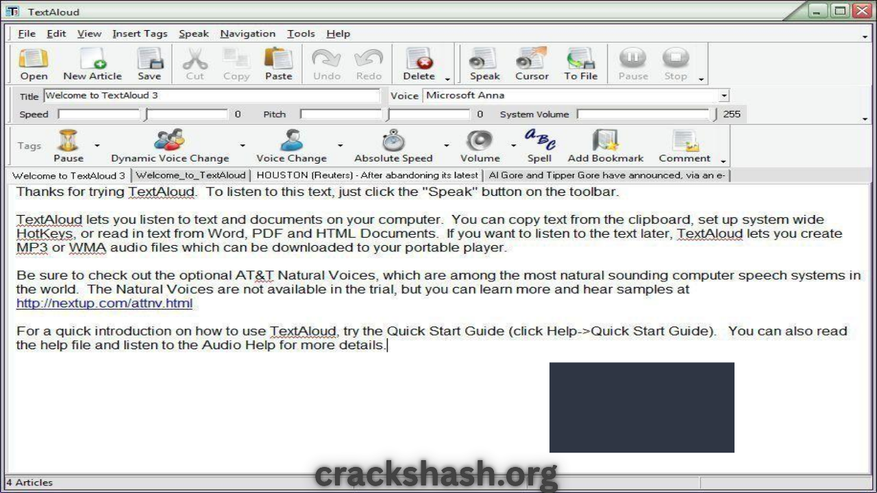 NextUp TextAloud PC Care Full Version