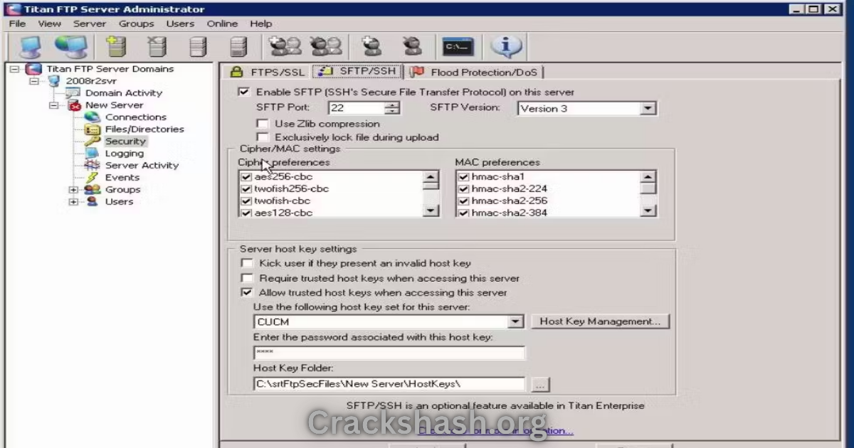 Titan SFTP Server 2.0.14.2256 Free Download Free Download - CracksHash Titan SFTP Server