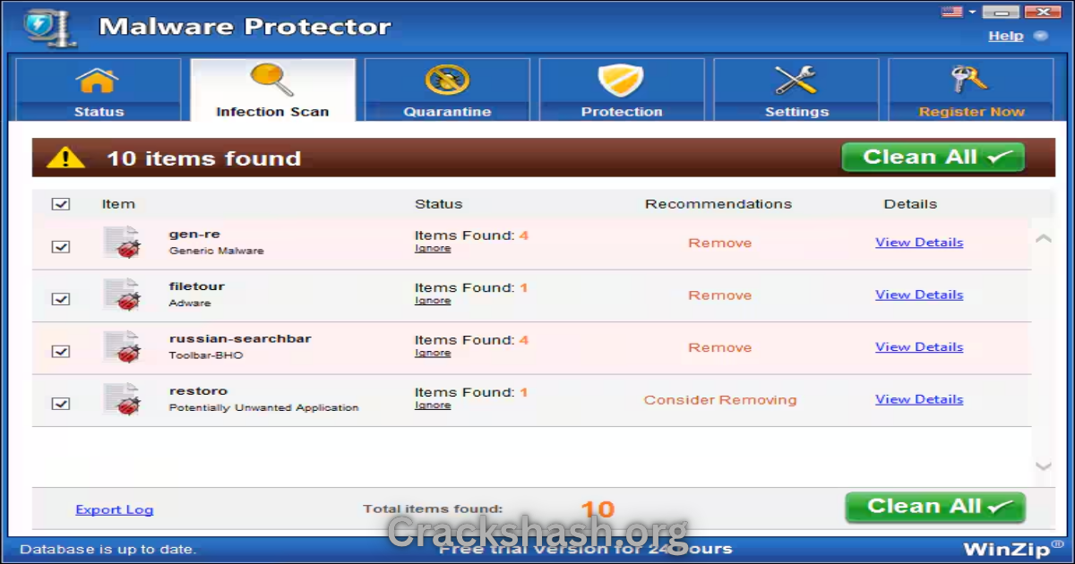 WinZip Malware Protector 2.1.1200.27011 Free Download Free Download - CracksHash WinZip Malware Protector