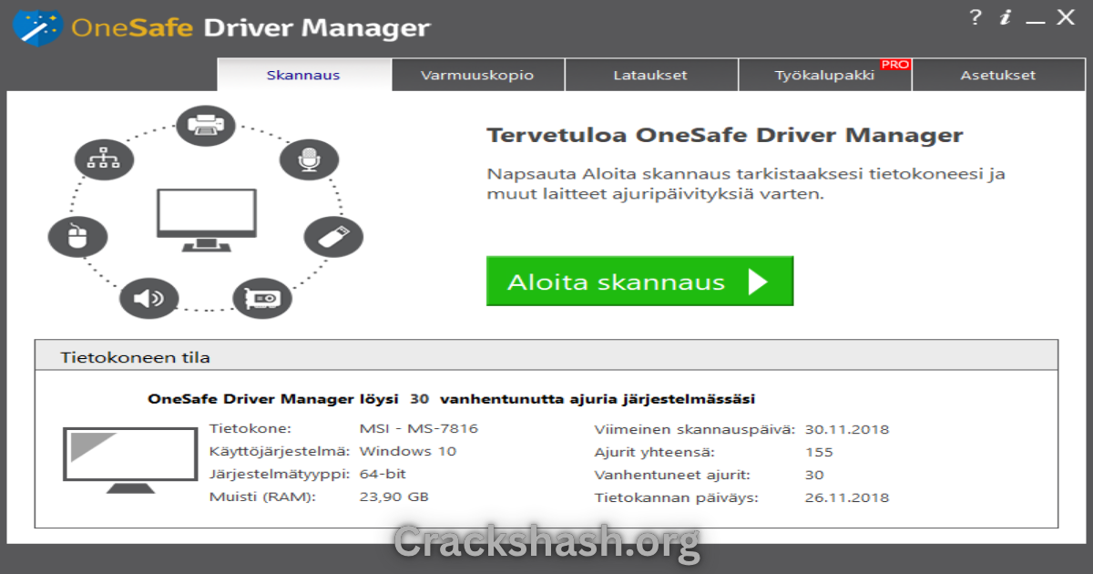 OneSafe Driver Manager