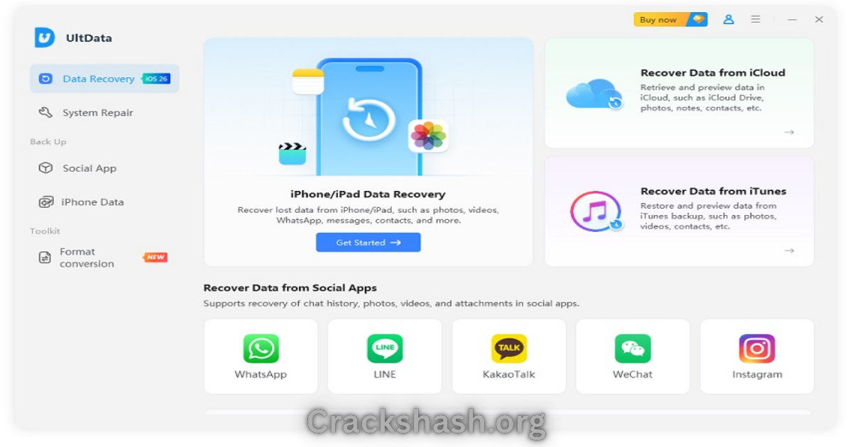 Tenorshare UltData for iOS