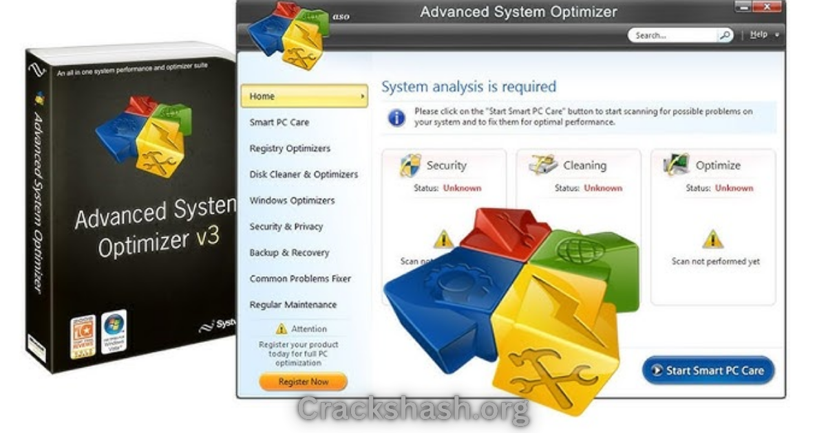 Advanced System Optimizer 3.81.8181.283 Free Download Free Download - CracksHash Advanced System Optimizer