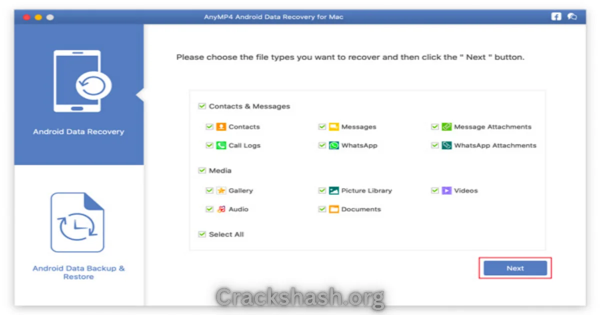 AnyMP4 Android Data Recovery 2.1.52 Free Download Free Download - CracksHash AnyMP4 Android Data Recovery
