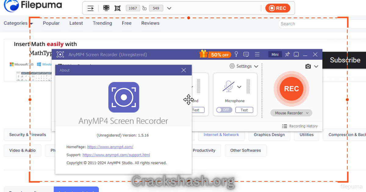 AnyMP4 Screen Recorder