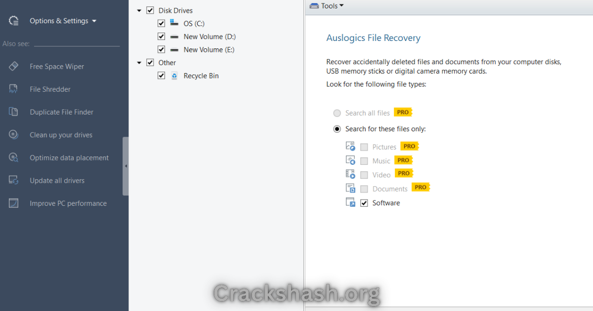 Auslogics File Recovery Pro