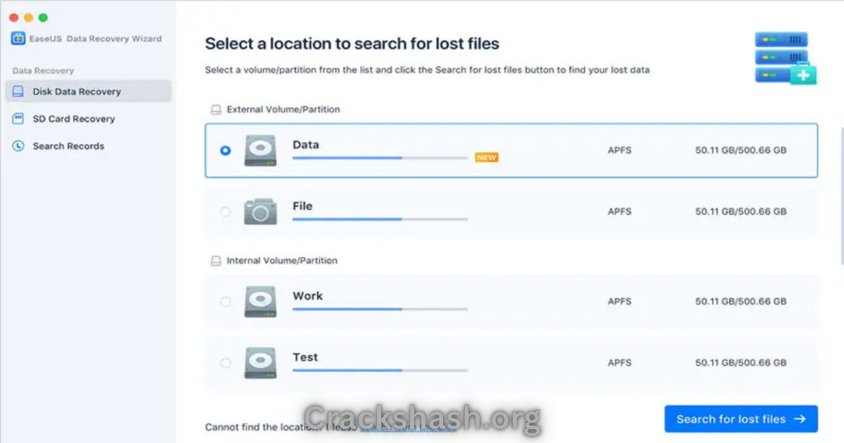 EaseUS Data Recovery Wizard