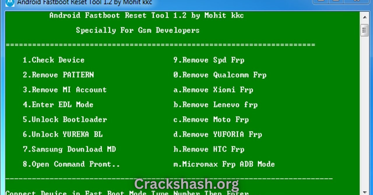 Fastboot FRP Reset Tool