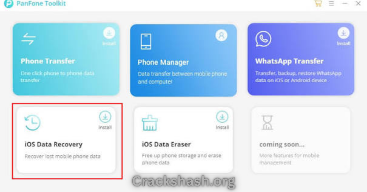 PanFone iOS Data Recovery