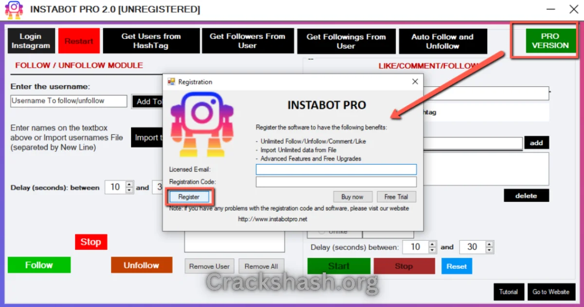 InstaBot Pro
